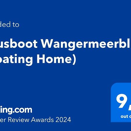 Hausboot Wangermeerblick  Schillig Exterior foto